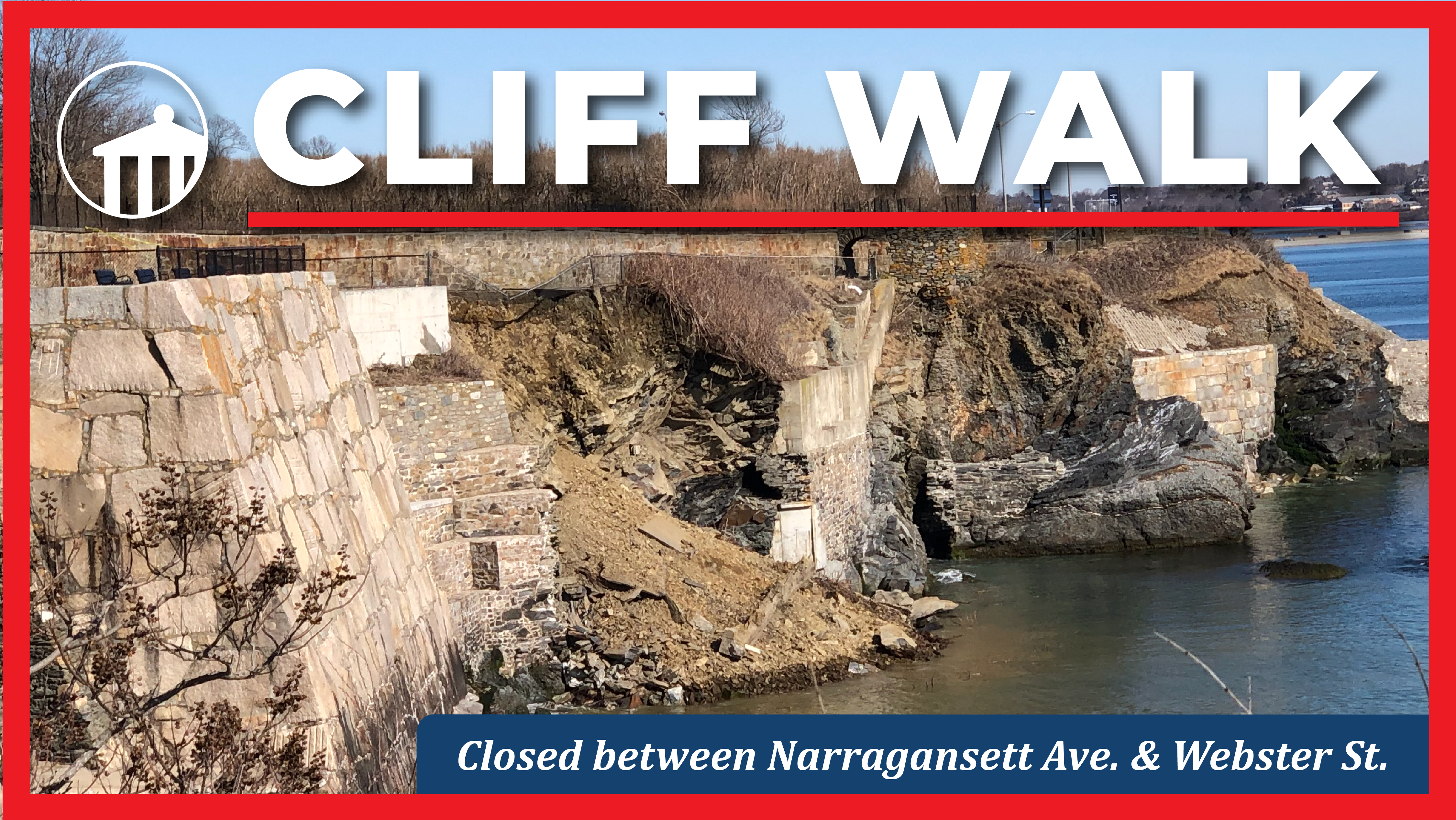 Section of Cliff Walk Closed